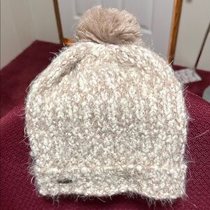 Steve Madden Cream Knit Beanie